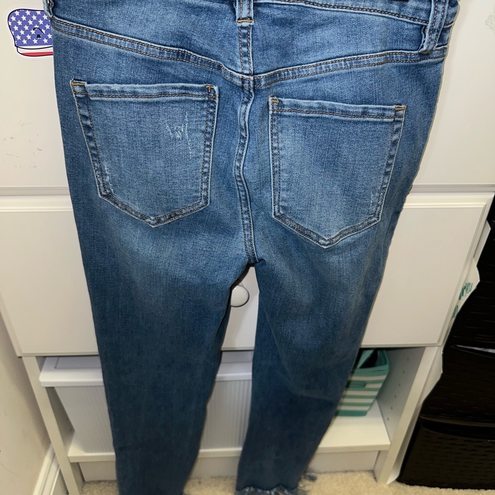 Free People Ripped Jeans Size 26 - Picture 7 of 8